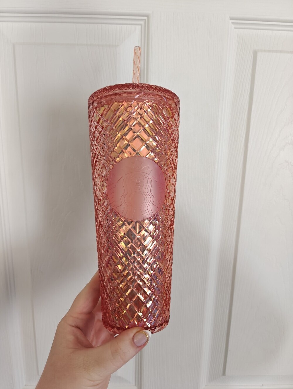 STARBUCKS ROSE GOLD TUMBLER